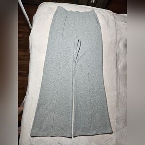 Any Body Women Light Gray Wide Leg Pants